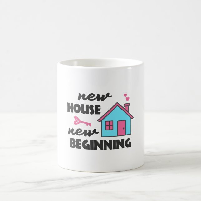 Housewarming party New House New Beginning Coffee Mug (Center)