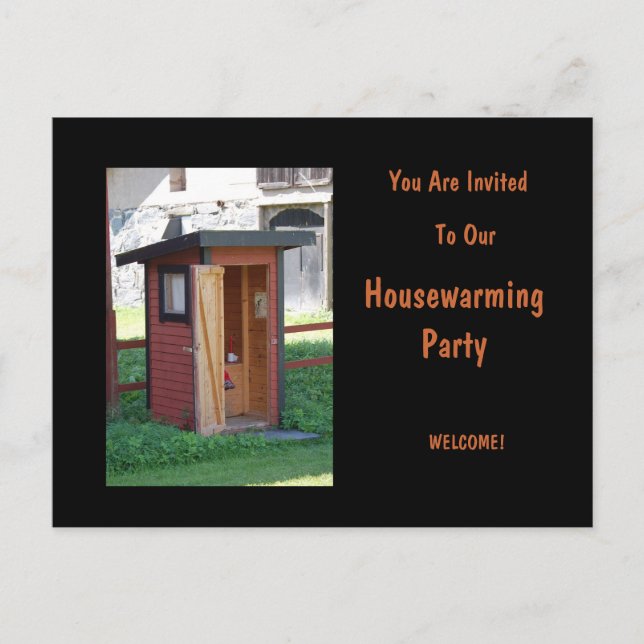 Housewarming Party Postcard (Front)