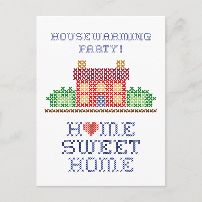 Housewarming Party Postcard (Front)