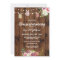 Housewarming Party Rustic Jars Wood Floral Invite