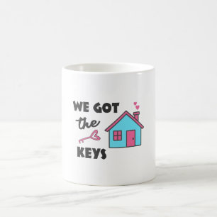 Housewarming party We got the Keys Coffee Mug