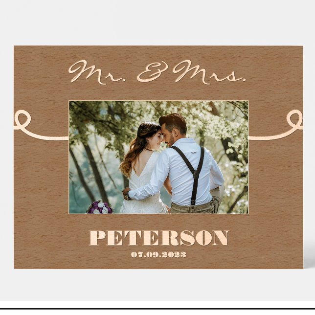 Housewarming Personalised wooden picture frame (Creator Uploaded)