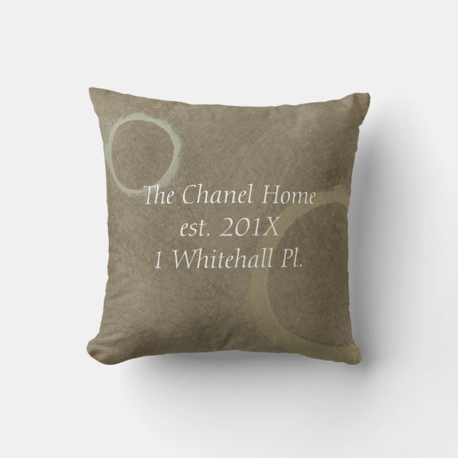 Housewarming Pillows - Family Name (Front)