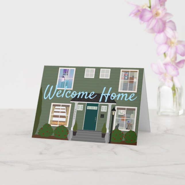 Housewarming Welcome Card (Orchid)