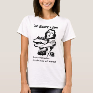 Housewife saving food War Propaganda Art T-Shirt