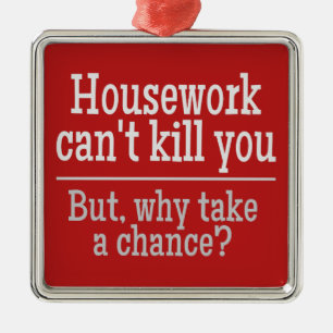 HOUSEWORK custom ornament