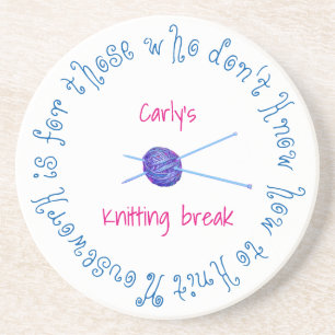 Housework is for those who ... with your name coaster