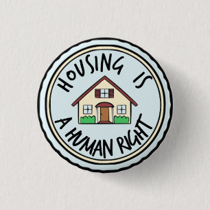 Housing is a Human Right Button