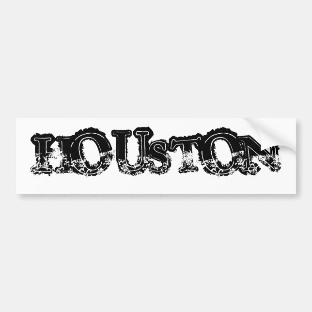 HOUSTON (BumperSticker) Bumper Sticker (Front)