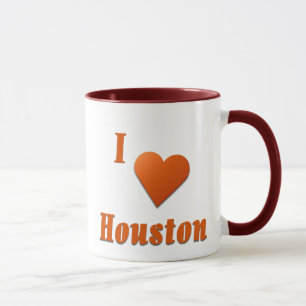 Houston  -- Burnt Orange Mug
