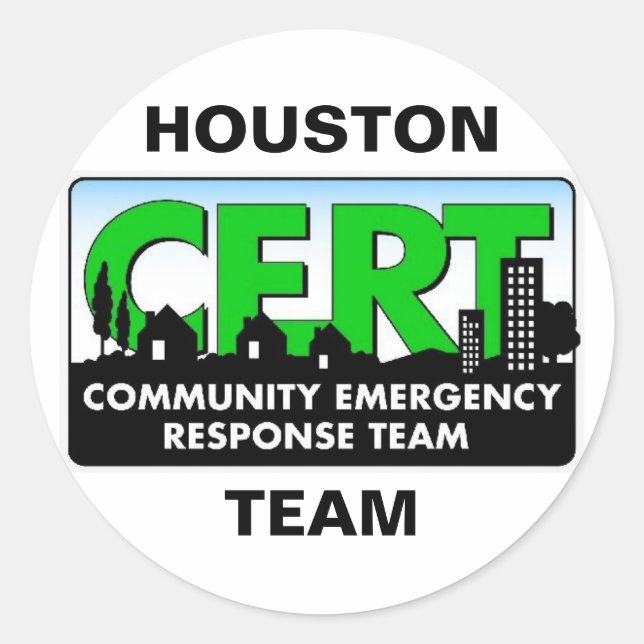 Houston CERT Sticker (Front)