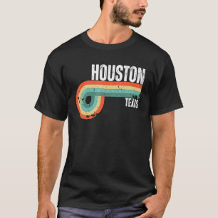 Houston City Texas State Vintage Retro Souvenir T-Shirt