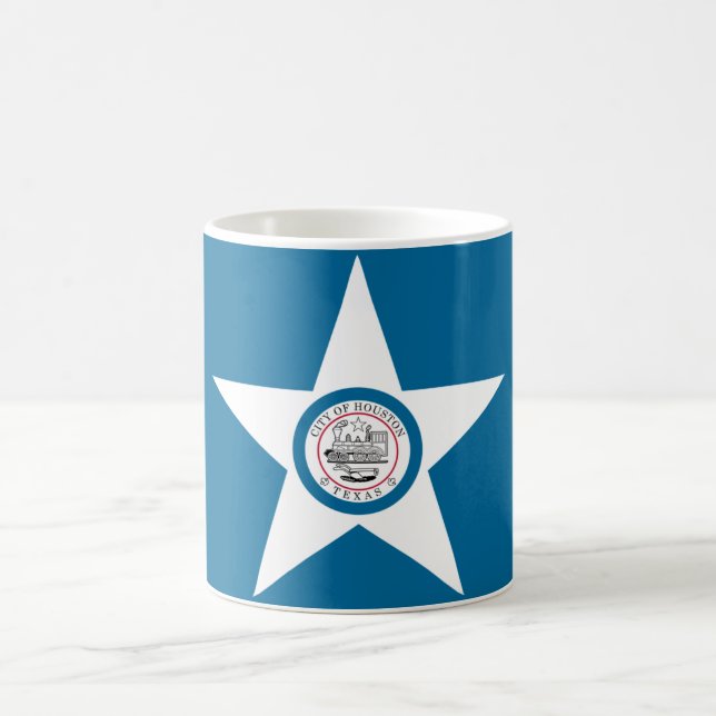 Houston Flag Coffee Mug (Center)