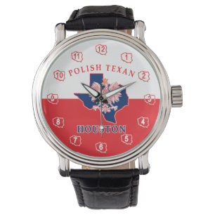Houston Polish Texan Crown Watch