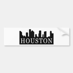 Houston Skyline Bumper Sticker