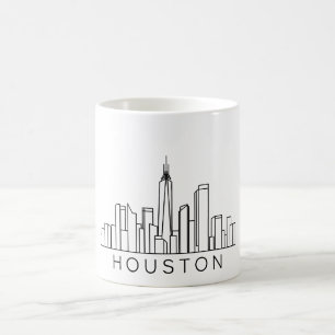 Houston Skyline – Cityscape Design Coffee Mug