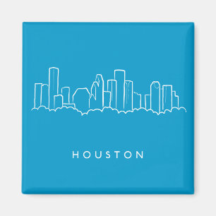 Houston Skyline Magnet