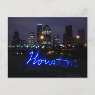 Houston Skyline Postcard
