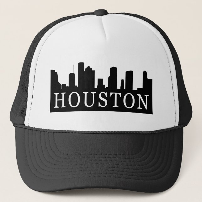 Houston Skyline Trucker Hat (Front)