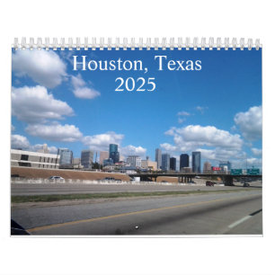 Houston, Texas - 2025 Calendar
