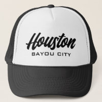 Houston Texas Bayou City trucker hat