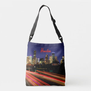 Houston Texas City Skyline Crossbody Bag