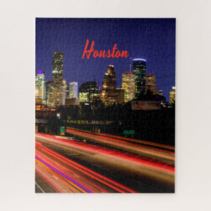 Houston Texas City Skyline Jigsaw Puzzle
