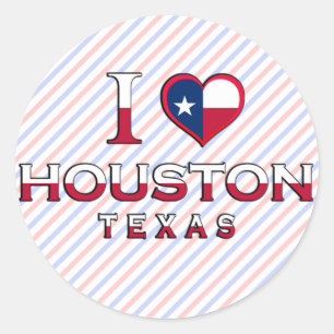 Houston, Texas Classic Round Sticker