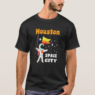 Houston Texas Flag 1965 Space City Astronaut Space T-Shirt