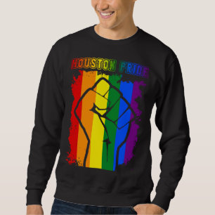 Houston Texas LGBT Pride Month LGBTQ Rainbow Flag Sweatshirt