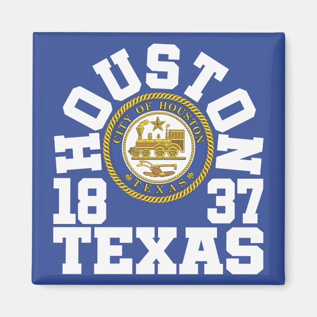 Houston,Texas Magnet (Front)