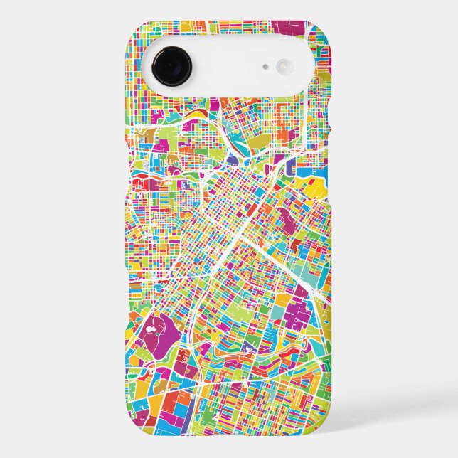 Houston, Texas | Neon Map Case-Mate Samsung Galaxy Case (Back)