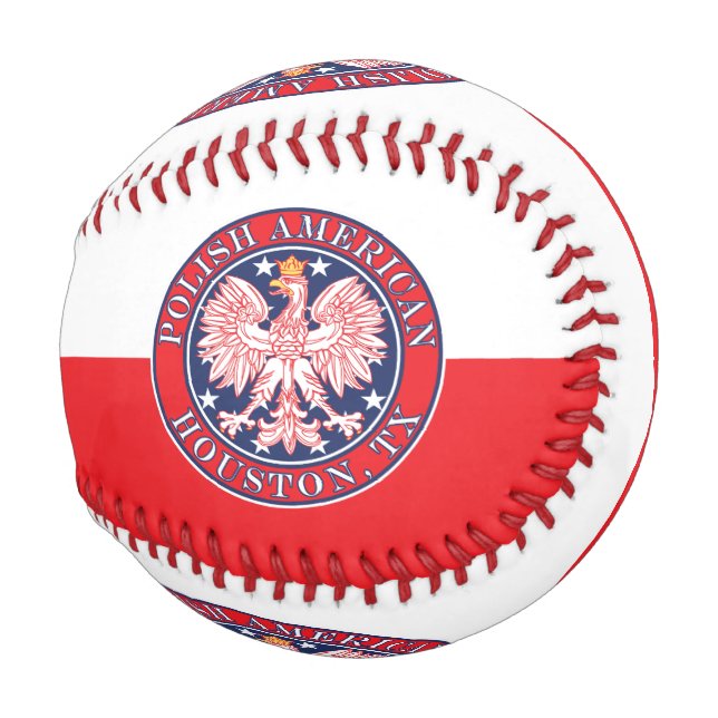 Houston Texas Polish American Eagle Baseball (Front Right)
