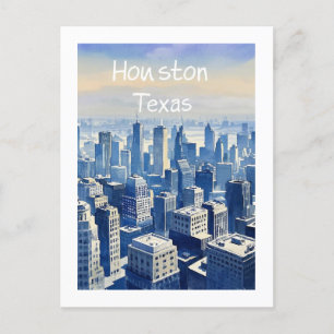 Houston Texas Postcard