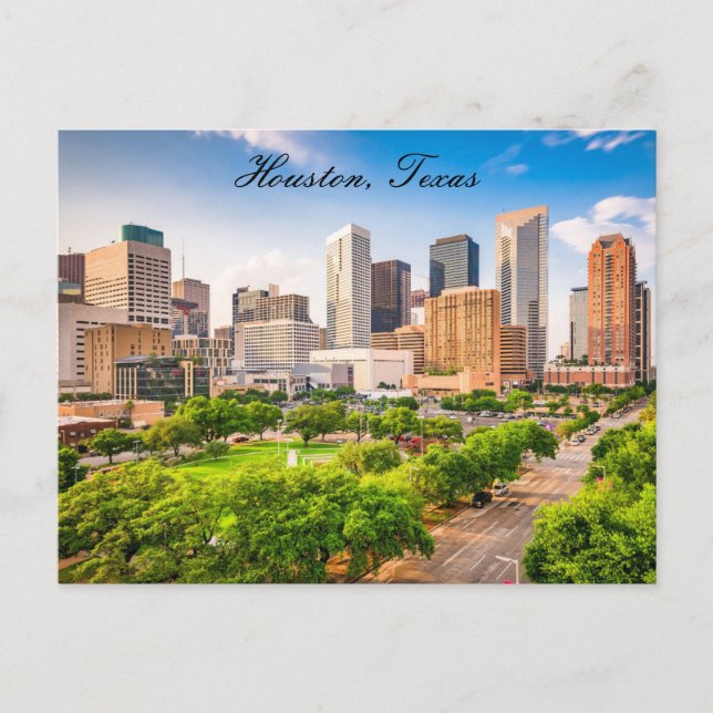 Houston Texas Postcard (Front)