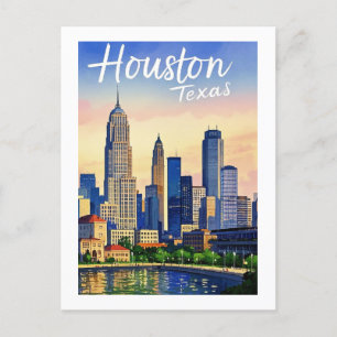 Houston Texas Postcard