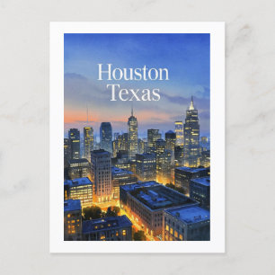 Houston Texas Postcard