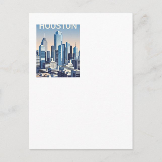 Houston Texas Postcard (Front)