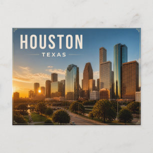 Houston Texas Postcard