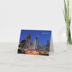 Houston, Texas skyline Card