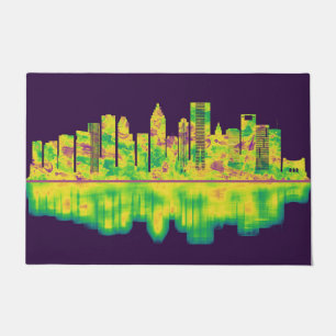 Houston Texas Skyline Doormat
