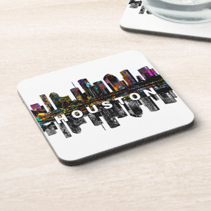 Houston, Texas skyline in graffiti  Coaster