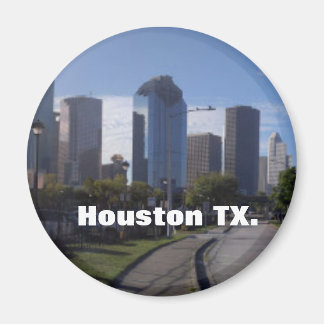 Houston Texas Skyline (Panoramic) Magnet