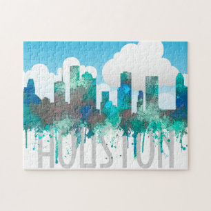 Houston, Texas Skyline - SG Jungle Jigsaw Puzzle