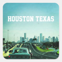 Houston Texas Skyline (Sticker)
