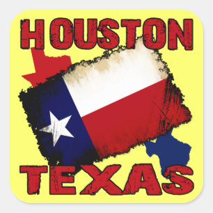 Houston, Texas Square Sticker