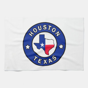 Houston Texas Tea Towel