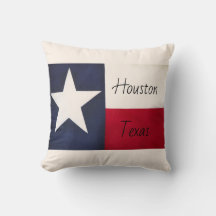 Houston Texas Throw Pillow