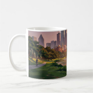 Houston Texas Travel Downtown Skyline Coffee Mug