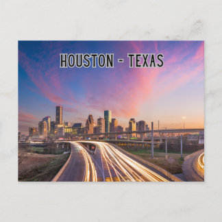 Houston, Texas Travel Souvenir Postcard